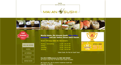 Desktop Screenshot of mai-an-sushi.de